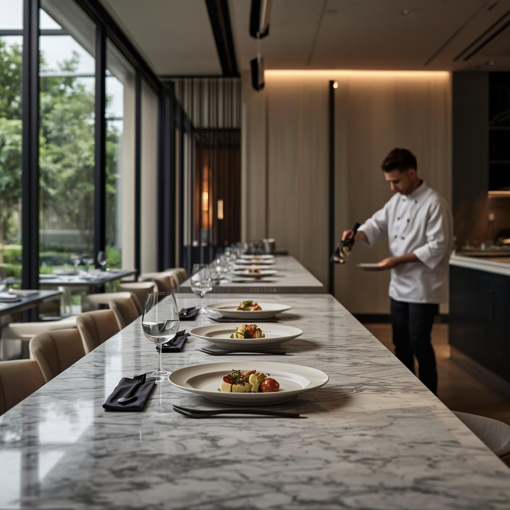 Full experience, kitchen and service details